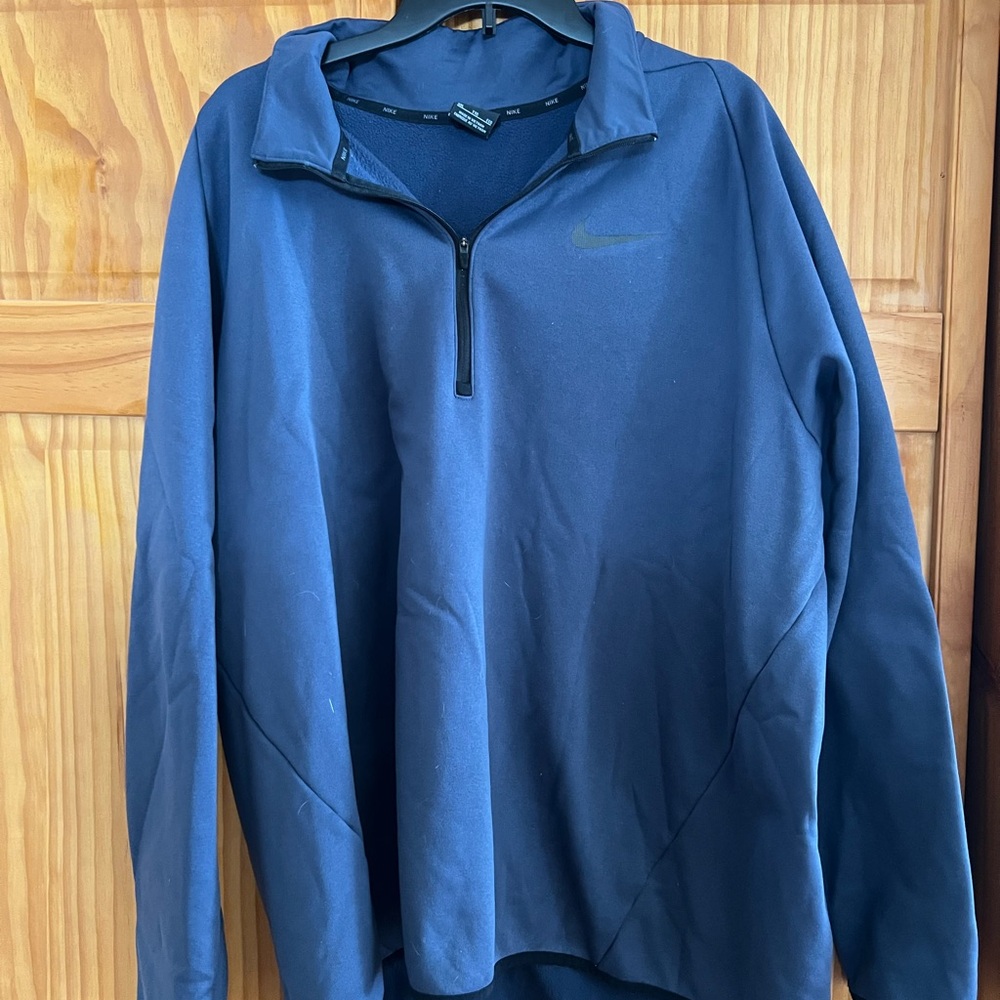 Nike Navy Quarter-Zip Pullover